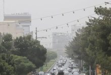 گردوخاک در شرق و جنوب شرق