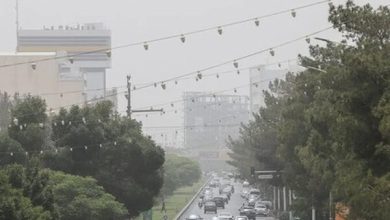 گردوخاک در شرق و جنوب شرق